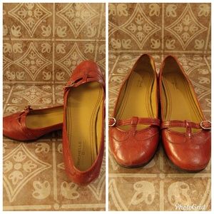 Michelle D | Mary Jane Flats | Red |  8M | A1225